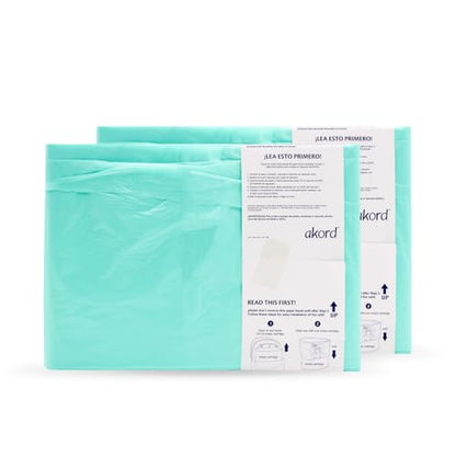 Janibell Akord Liner Refills for Akord 330 Series, Green, Lightly Scented, 2 Count (Pack of 1) - size: 11 gallon