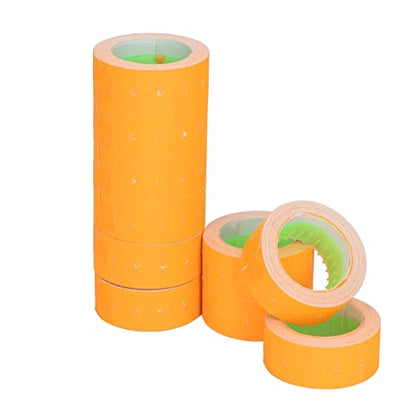 Tyenaza Pricing Labels, 15000 Pieces, Orange, Compatible with M5500, MX5500, AK813, HG979, 21x12mm, Strong Adhesive, Visible, Marking Coding Price Gun Labels - color: Orange