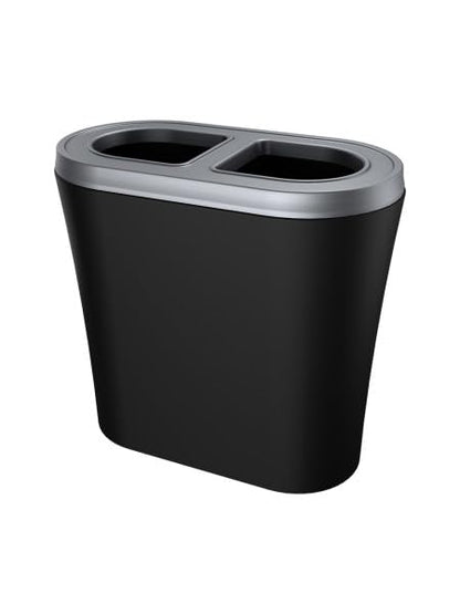Ascend Double Bin 40 Gallon Mixed Recycling and Waste Commercial Trash and Recycling Station for Public Places - size: Mixed Recycling Waste
