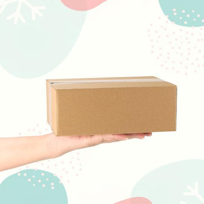CRUGLA 40 Packs 8x6x3 Shipping Boxes, Brown Mailing Boxes - size: 8x6x3 Inch