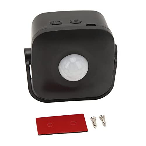 Infrarot Motion Sensor Alarm Detector Entrance Welcome Doorbell for Shop Black