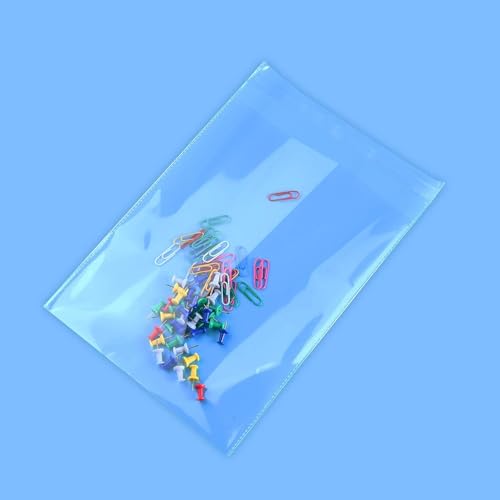iMailer - 200 Count - 6" x 9" Cellophane Bags Self Sealing - Resealable Clear Poly Cello Bags for A7 A8 A9 Cards & Envelopes, Bakery, Cookies, Treats - size: 6x9 Inch (Pack of 200)