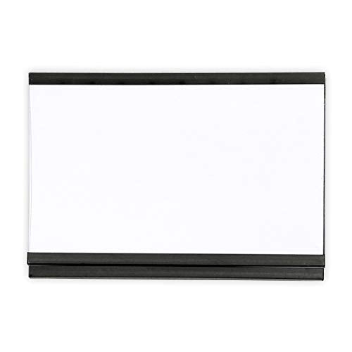 SmartSign Magnetic 'C' Channel Label Holders | 2" x 3", Pack of 10 - size: 2" x 3"