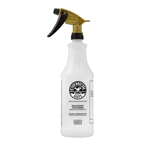 Chemical Guys, Acid-Resistant Sprayer with Heavy Duty Bottle, White, 32 oz - size: 32 Ounces, style: Acid Resistant Sprayer