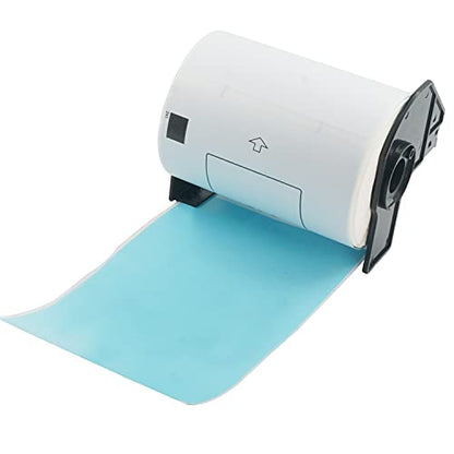 BETCKEY Replace for Brother DK-1241 4 x 6 inch Light Blue Labels[1 Roll] - color: Blue, size: 1241 [4 in x 6 in]
