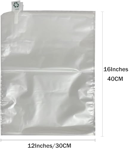 Miupoo Packaging Air Bags,Clear Plastic Inflatable Air Packaging Protector Bag with Free Pump Cushion,Air Cushion Blocking Packaging Bag,12x16 Inches,100 Pieces - size: 12x16×100 Inches