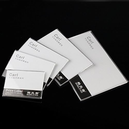 20pcs Price Label Holders, Product Sign Holders, Shelf Tag Display Stands - size: Paper Size:6x9cm