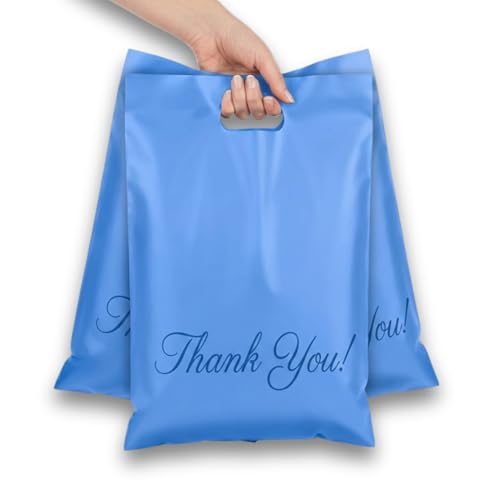 Donyson Blue Poly Mailers, 12x15, 50 Pack, Shipping Bags for Clothing - color: Blue, size: 12x15 (50 Pack)