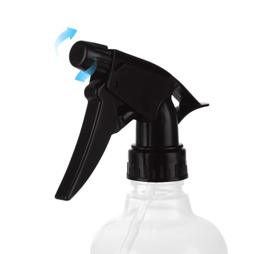 20 Pack 8 Oz Plastic Spray Bottle with Black Trigger Sprayers, Empty Refillable Spray Bottles with Adjustable Head Sprayer for Cleaning, Hair, Plant & Kitchen Use