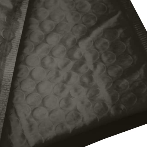 AirnDefense 200 pcs #5 10.5x16 Black Padded Envelopes - Poly Bubble Mailers (Pack of 200)