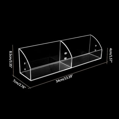 Clear Display Risers Stand Acrylic Display Shelf 1 2 3 Tiers Organizers For Dessert Figures Makeup