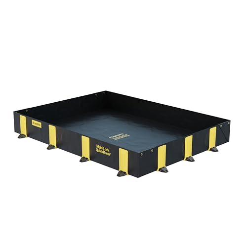 Justrite Rigid-Lock QuickBerm®, 6' x 8' x 12" - size: 6' x 8'