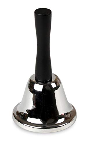 Hygloss Steel Hand Bell - size: 1 Piece, style: Hand Bell