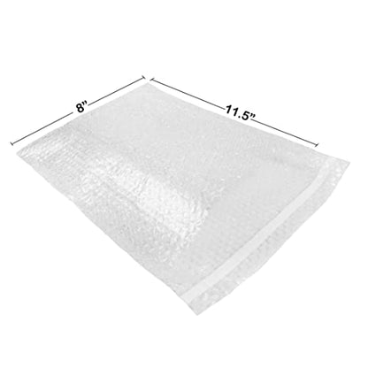 Bubble Pouches, 8" x 11.5", Pack Of 100 - size: 8" x 11.5"