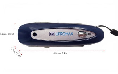 Mini 2-in-1 Counterfeit Money Bill Detector UV & Magnetic, 3.4in - color: Blue, size: Mini