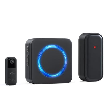Wireless Doorbell Chime - Compatible with Blink Video Doorbell and Blink Video Doorbell (2nd Gen) (1 Video Doorbell Extender 1 Receiver）