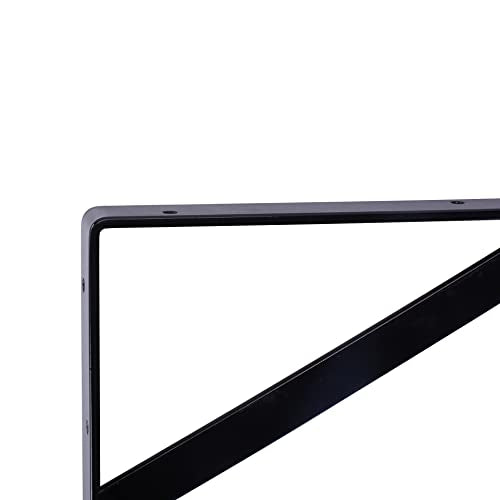NEODROP 8-Pack 14 Inch Heavy Duty Shelf Brackets, Thicken Wall Bracket for Garage Floating Storage Shelves, 90 Degree Triangle Large L Bracket, Black Powder-Coated Steel - size: 14 Inch, style: 8 Pack