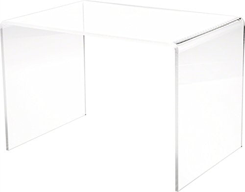 Plymor 9" H x 13.5" W x 9" D Clear Acrylic Rectangular Display Riser - size: 9" x 13.5" x 9"