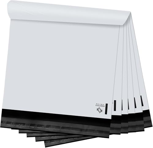 KKBESTPACK White Poly Mailers 10x13 in, Shipping Bags, 200 Pcs - size: 10" x 13" 200pcs