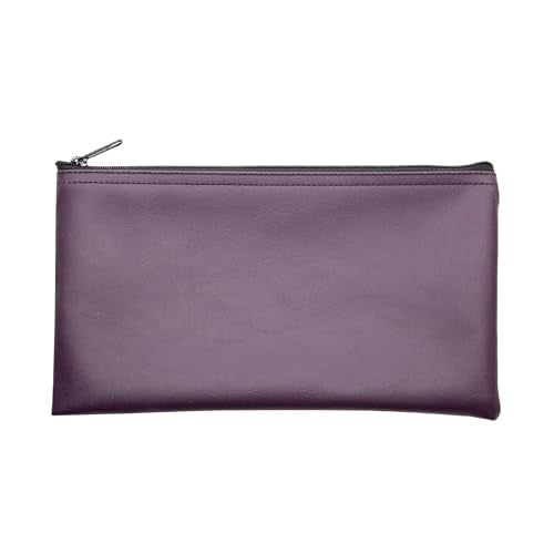 Multi-Purpose Zipper Bag, Purple, 11 x 6 Inch - color: Purple