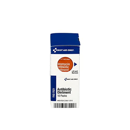 First Aid Only FAE-7021 SmartCompliance Refill Antibiotic Ointment Packets, 10 Count