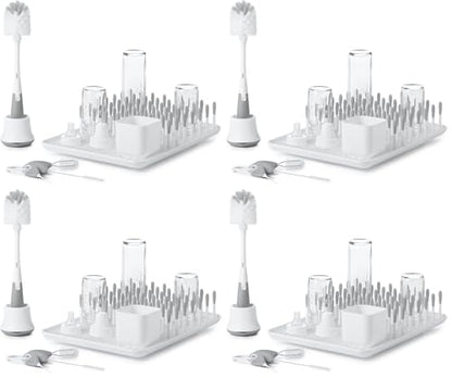 OXO Tot Bottle & Cup Cleaning Set, Gray, 1 Count (Pack of 4) - size: 1 Count (Pack of 4)