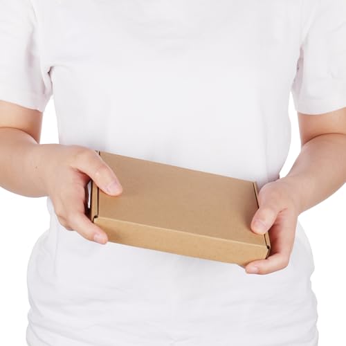 PHAREGE 50 Pack 7x5x1 inch Small Shipping Boxes, Brown Mailing Boxes - color: Brown, size: 7x5x1 inch 50 Pack