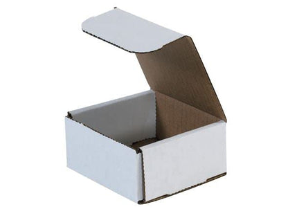 Secure Seal Shipping Boxes - 3x3x2" Mailers - White Foldable Corrugated Cardboard Packaging for Mailing, Moving, Storage, and Organizing - Strong Lightweight Foldable (Bulk 500 Pack) - size: 3x3x2 Pack of 500