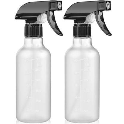 Bealee Empty Spray Bottles 2 Pack 10 Oz, Mist & Stream, Heavy Duty Spraying