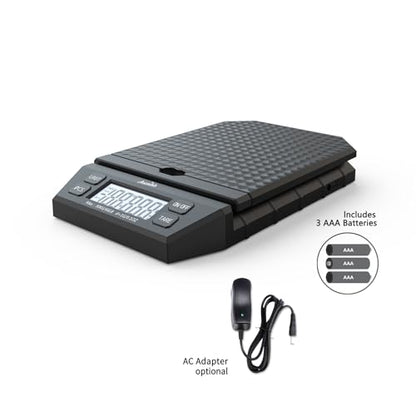 Digital Postal Table Scale, 66LB*1g, Net Weight Counting Weighing, Using AC Adapter Included or Battery, Liquid Crystal Display Screen