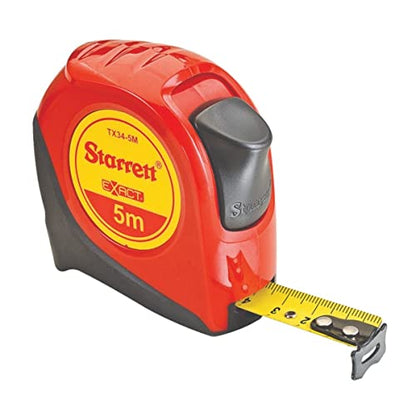 Starrett Exact Tape Measure, 3/4" Width x 5m Length