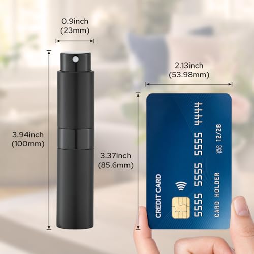 LISAPACK 8ml Travel Perfume Bottle Refillable, 3 PCS Cologne Atomizer Spray - color: 3 Color7