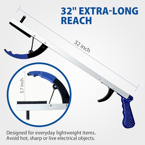 Blue Jay 32 Inch Reachers and Grabbers for Seniors, Long Pickup Tool 2-Pack - size: 32in - 2 Pack
