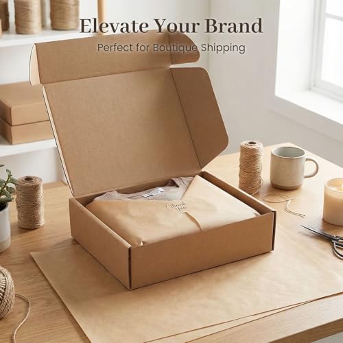 Koogel 330 Sheets Kraft Brown Tissue Paper, 14 X 10 inches - color: Kraft Brown
