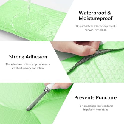 Famagic Extra Small Bubble Mailers 4x8 Mint Green for Shipping Jewelry 50pc - color: Mint Green, size: 4x8 50pcs