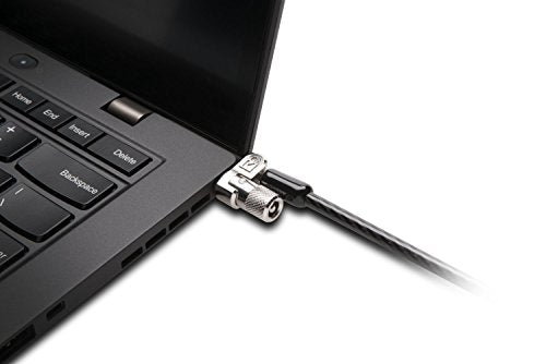 Kensington T-Bar Standard Keyed Lock Slot for Laptops, Durable 6’ Carbon Steel Cable Computer Lock, K65035AM