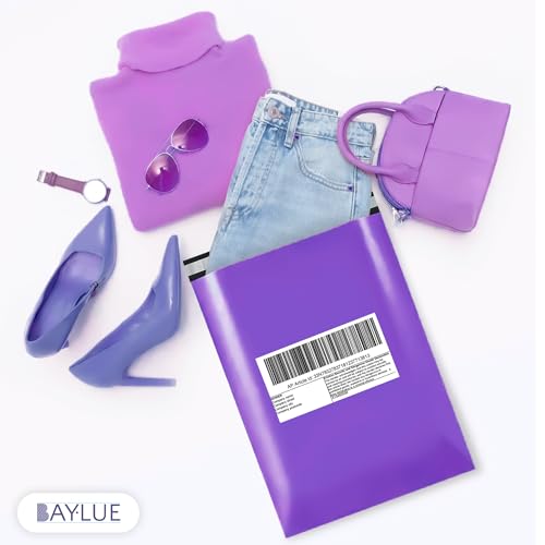 Purple Poly Mailers 9x12, Self Seal Shipping & Mailing Bags, 1000 Pack Bulk - color: Purple, size: 9"x12" / 1000 Pack