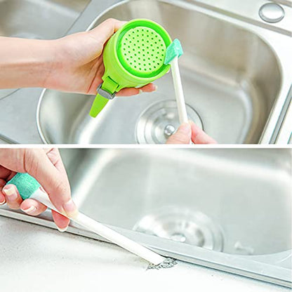 Small Cleaning Brushes for Household Cleaning Deep Detail Crevice Cleaning Tool Kit Tiny Scrub Cleaner Brush for Small Holes Corner Space Gaps Keyboard Bottle Window Seal Sill