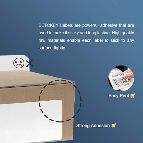 BETCKEY - Compatible Shipping Labels Replacement for Brother DK-1247 (4.07 in x 6.4 in), Use with Brother QL Label Printers [10 Rolls/1800 Labels] - color: Dk-1247 4.07" X 6.4" Fit Ql-1110nwb
