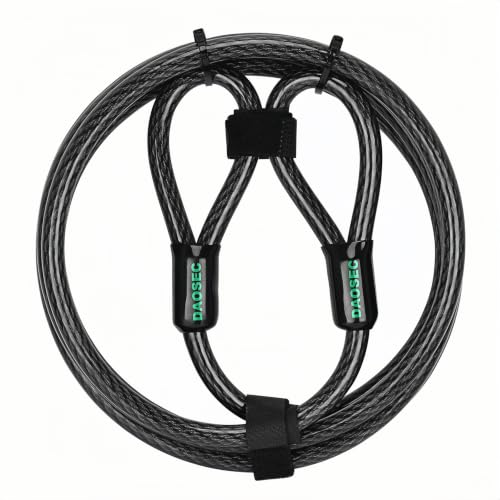 10 ft x 1/2" Heavy Duty Cut-Proof Security Cable, Kayaking & Outdoor Equipment - size: 10FT