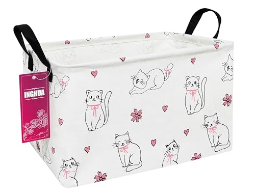 Rectangular Love cat Storage Basket - color: Rec-Love cat