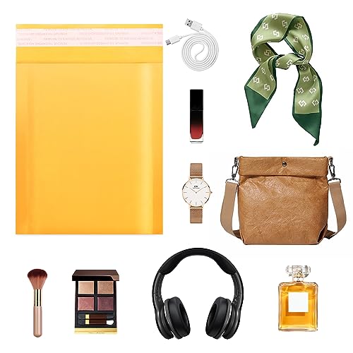 Kraft Bubble Mailers 6x10 Inch 100Pack Yellow Self-Seal Padded Envelopes Bubble Opaque Padded Mailers Shipping Bags for Small Businesses to Package and Mail Jewelry, Electronic Products - size: 6x9-100Pc