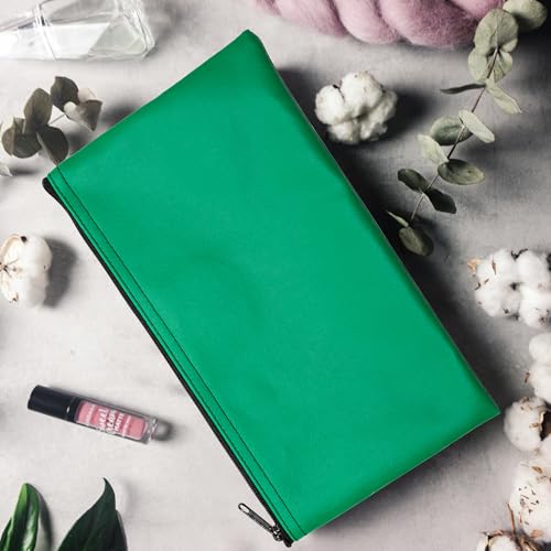 Multi-Purpose Zipper Bag, Kelly Green, 11 x 6 Inch - color: Kelly Green