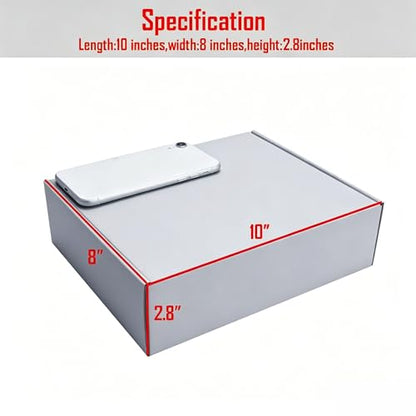 Grey Shipping Packaging MEIANJU Hard Cardboard Shipping Box Gift Wrap Boxes - color: Grey-20PCS