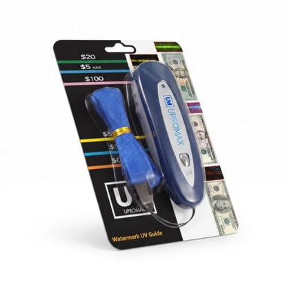 Mini 2-in-1 Counterfeit Money Bill Detector UV & Magnetic, 3.4in - color: Blue, size: Mini