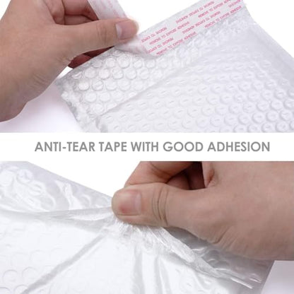 Metronic 1000 Pack Bubble Mailer 4X8 Inch White, Usable Size 4x7 - color: White, size: 4x8" 1000 pc
