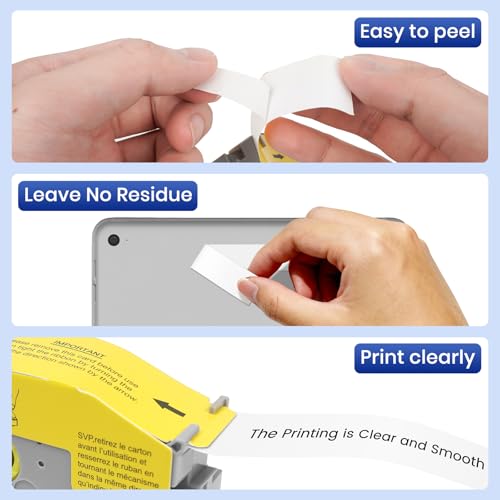 1-Pack Compatible with Brother P-Touch TZe-251 24mm White Label Maker Tape - color: White, size: 24mm