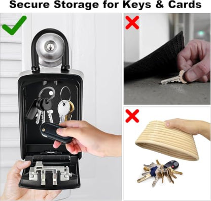 XXL Large Key Lock Box, 5.5"x4.1"x2.1", Upgraped Material