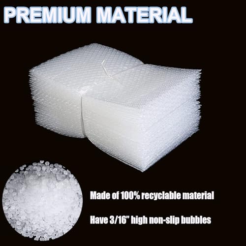 50PCS 6x10"Bubble Out Bags,Double-Wall Cushioned,Shockproof,Tear-Resistant - size: 50pcs-6x10IN