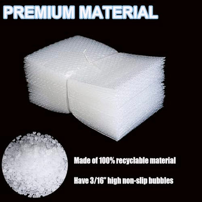 50PCS 8x12"Bubble Out Bags,Double-Wall Cushioned,Shockproof,Tear-Resistant - size: 50pcs-8x12IN